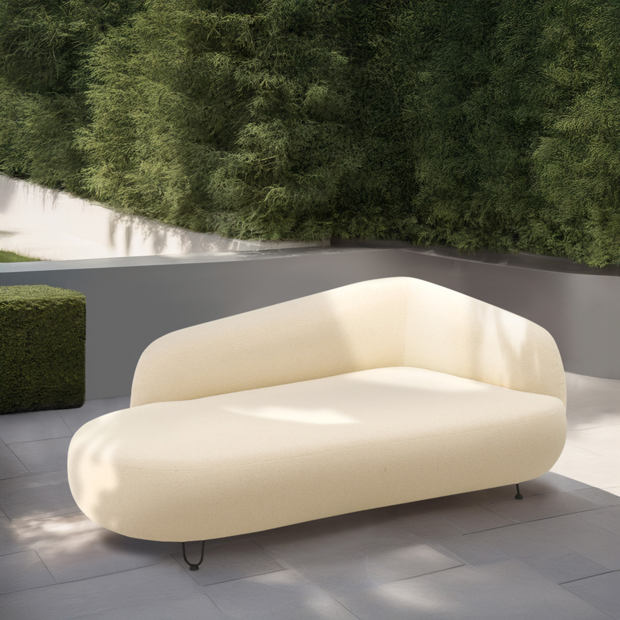 Outdoor Sofa 300 011 Longchair rechts, Gartensofa, Gartenmöbel, Outdoor Möb günstig online kaufen