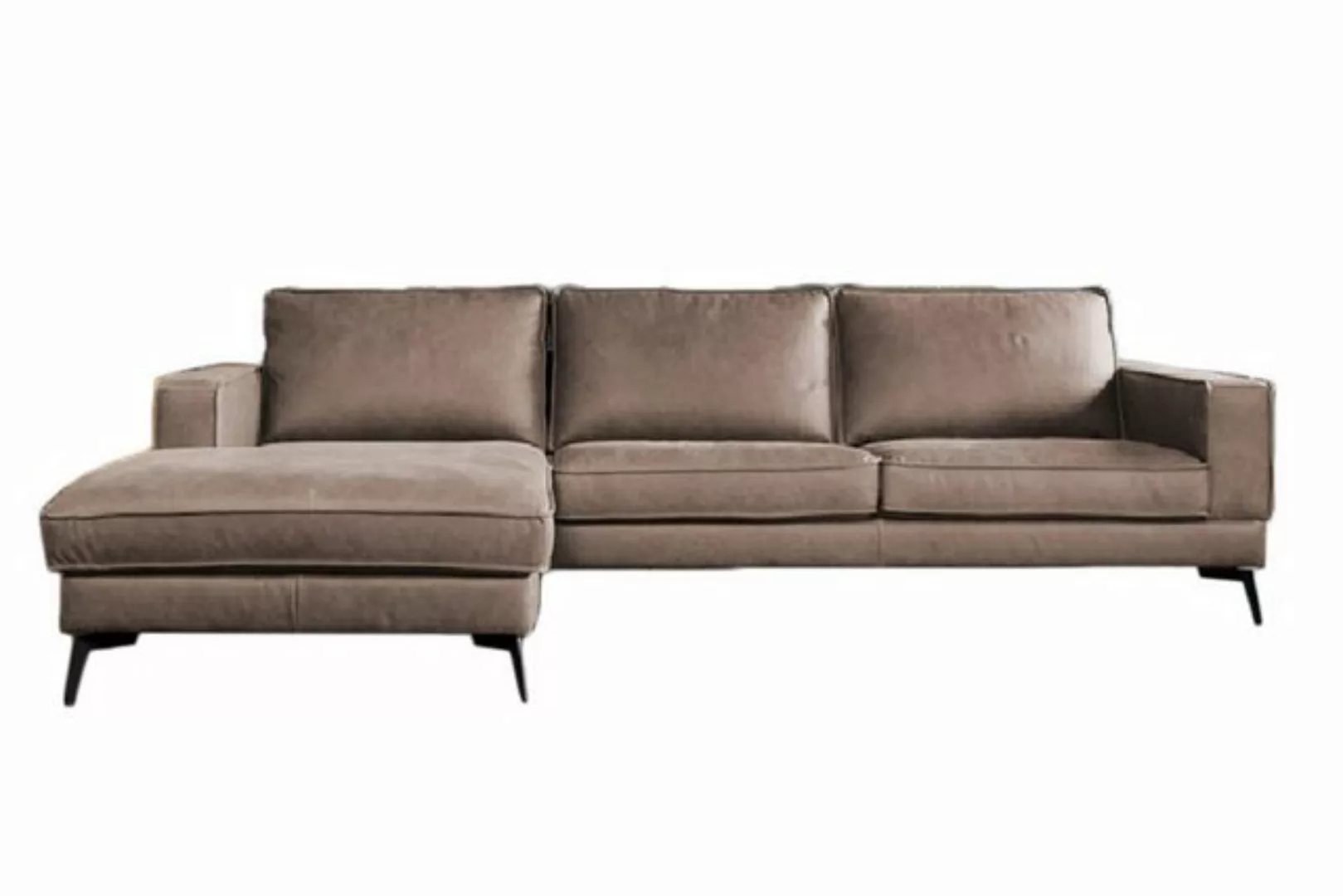 KAWOLA Ecksofa BLOOM, Couch L-Form rechts oder links Leder verschiedene Far günstig online kaufen