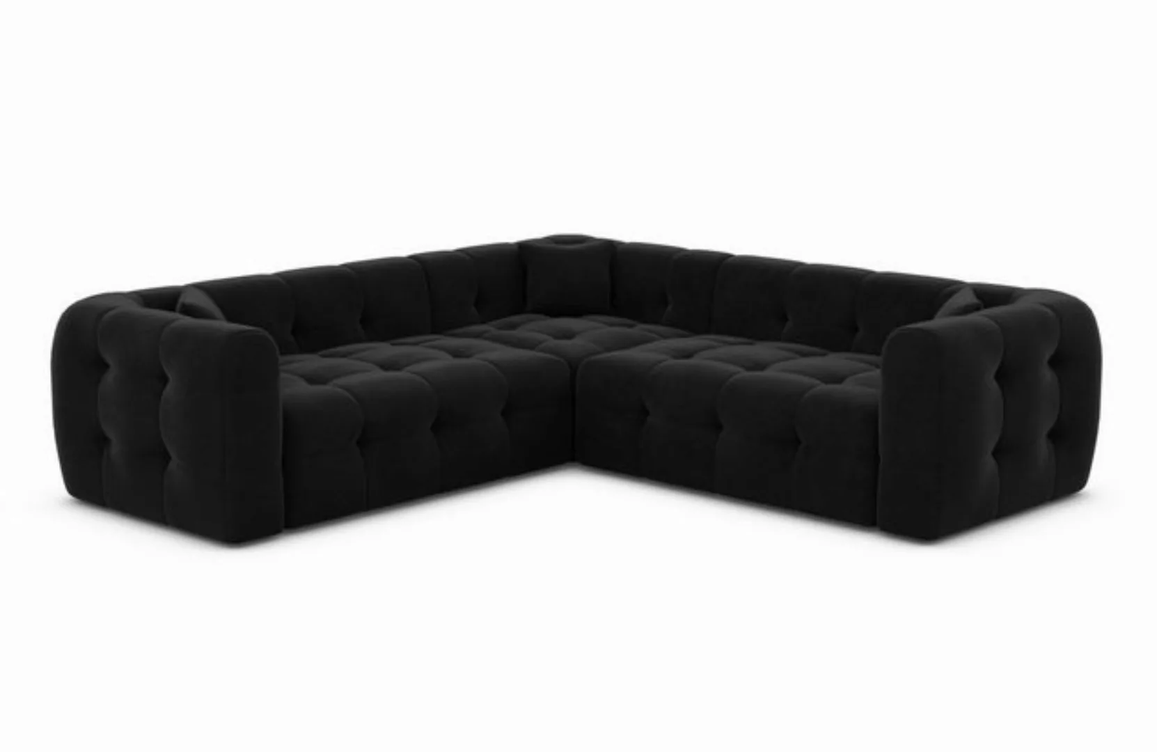 Sofa Dreams Ecksofa Sofa Polsterstoff Eckcouch Samt Lounge Couch Sevilla L günstig online kaufen