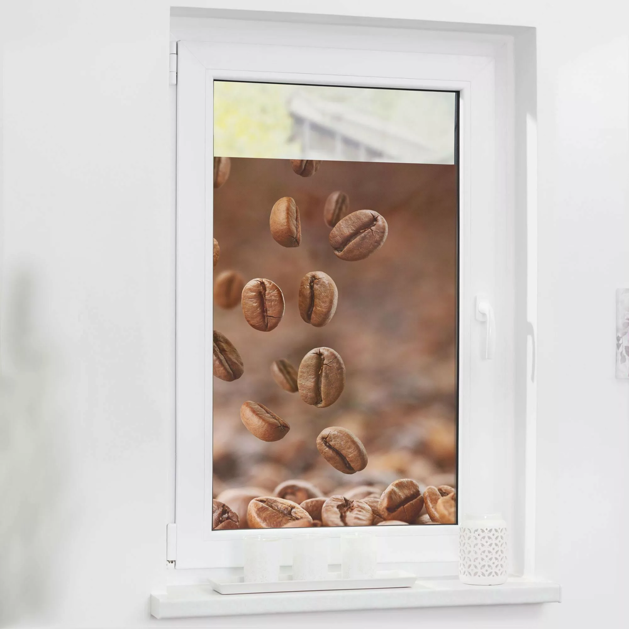 LICHTBLICK ORIGINAL Fensterfolie »Kaffee«, 1 St., blickdicht, strukturiertK günstig online kaufen