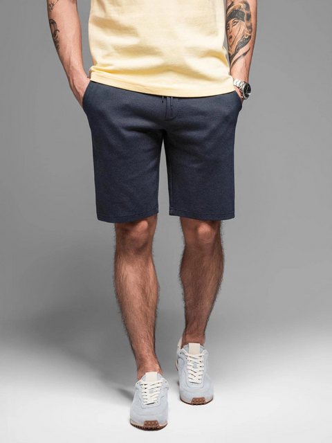 OMBRE Chinoshorts Casual Herren SLIM FIT Jacquard-Strickshorts strukturiert günstig online kaufen