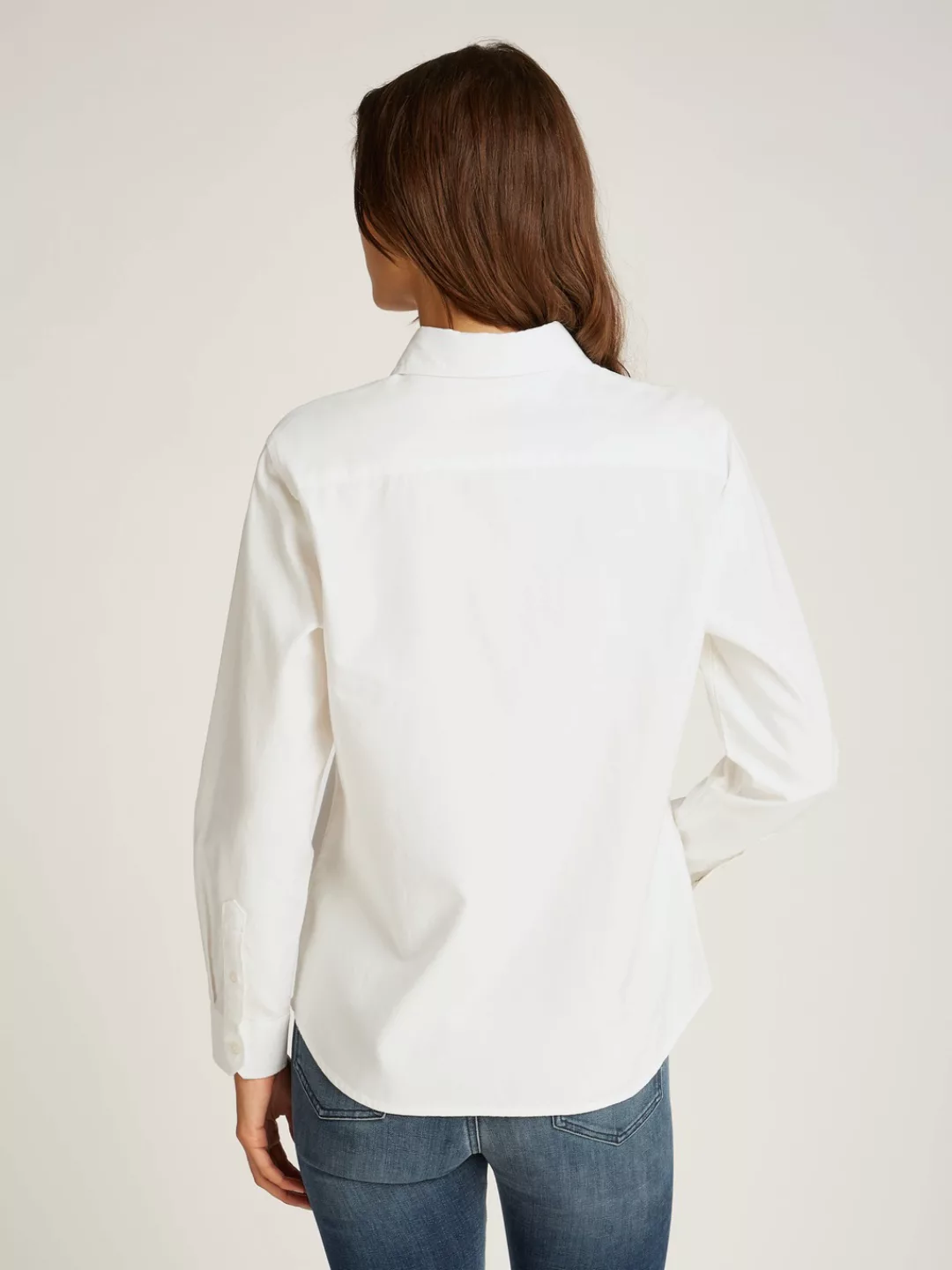 Tommy Jeans Hemdbluse "TJW REG OXFORD SHIRT", mit Logostickerei günstig online kaufen