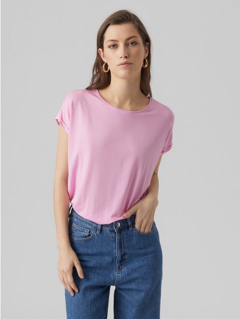 Vero Moda Rundhalsshirt VMAVA PLAIN SS TOP GAJRS NOOS günstig online kaufen