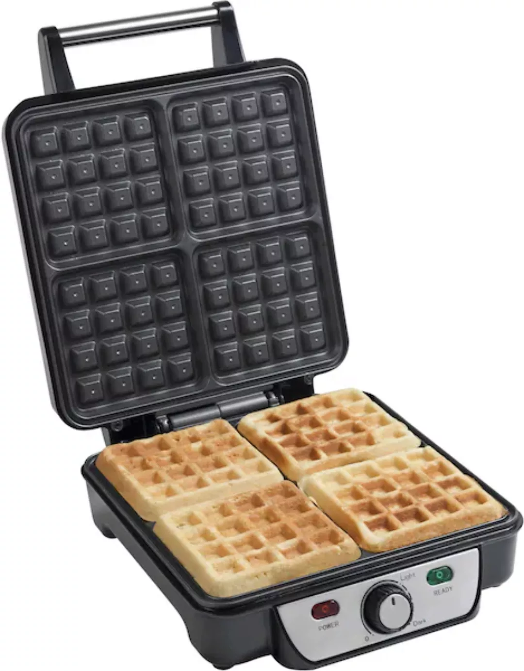 bestron Waffeleisen »für Brüsseler Waffeln«, 1100 W, mit Antihaftbeschichtu günstig online kaufen