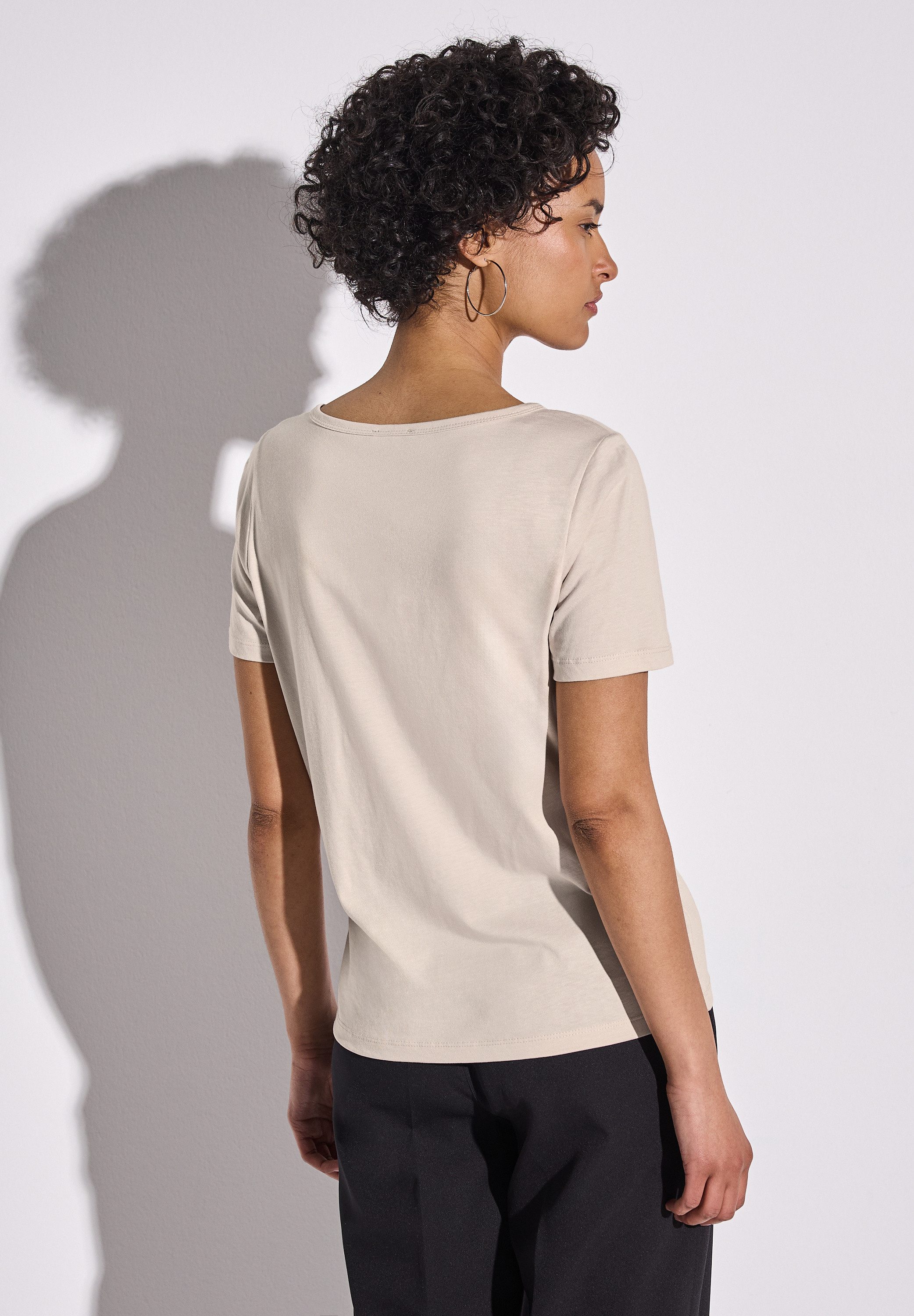 STREET ONE T-Shirt, Rundhalsausschnitt günstig online kaufen