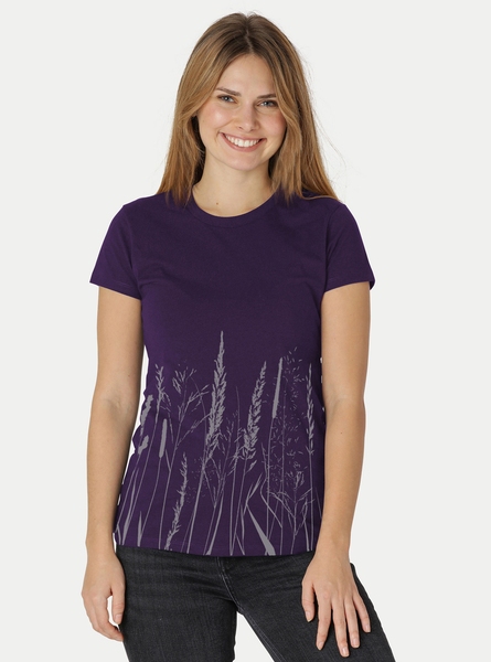 Damen Fit T-shirt Gräservielfalt günstig online kaufen