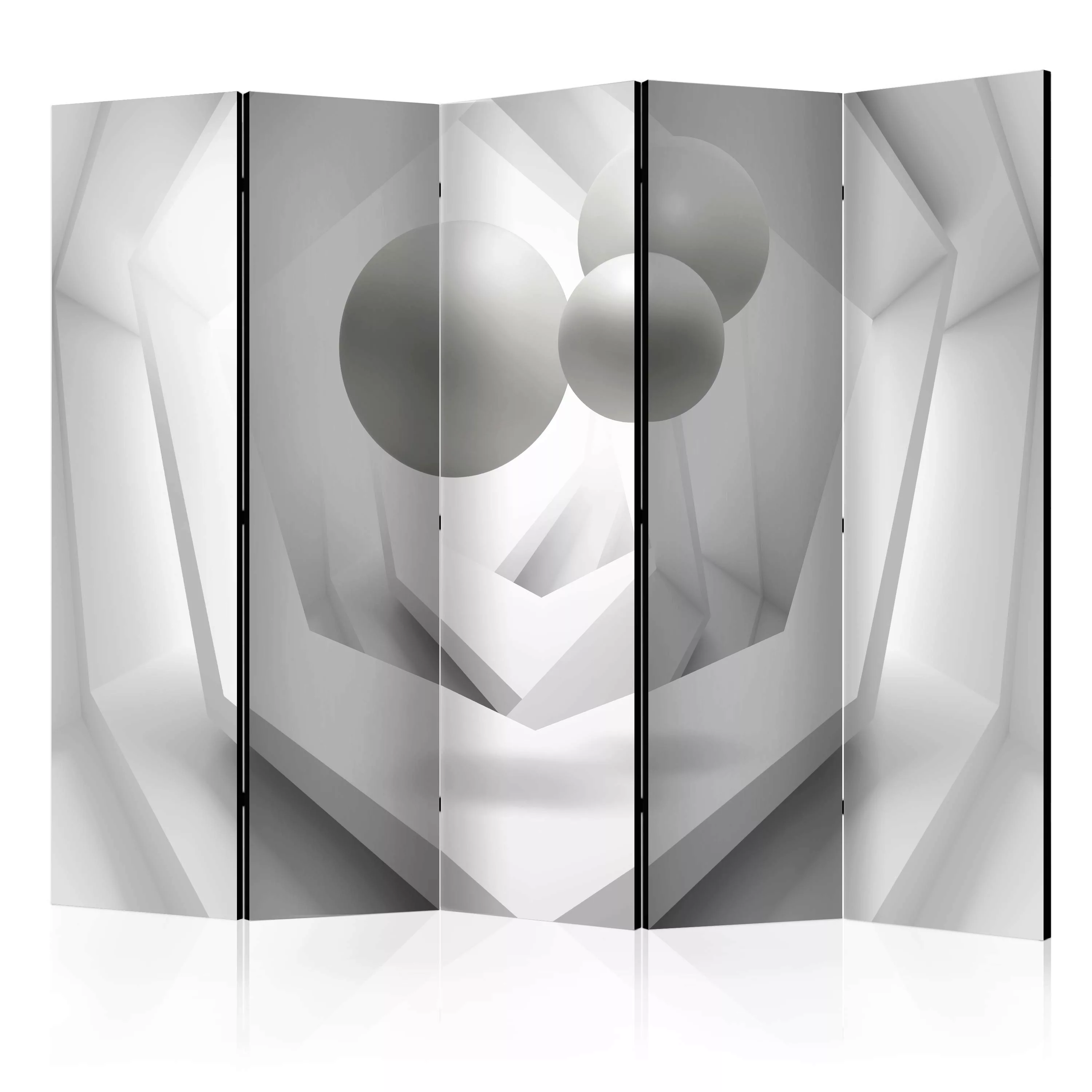 5-teiliges Paravent - White Imagination Ii [room Dividers] günstig online kaufen