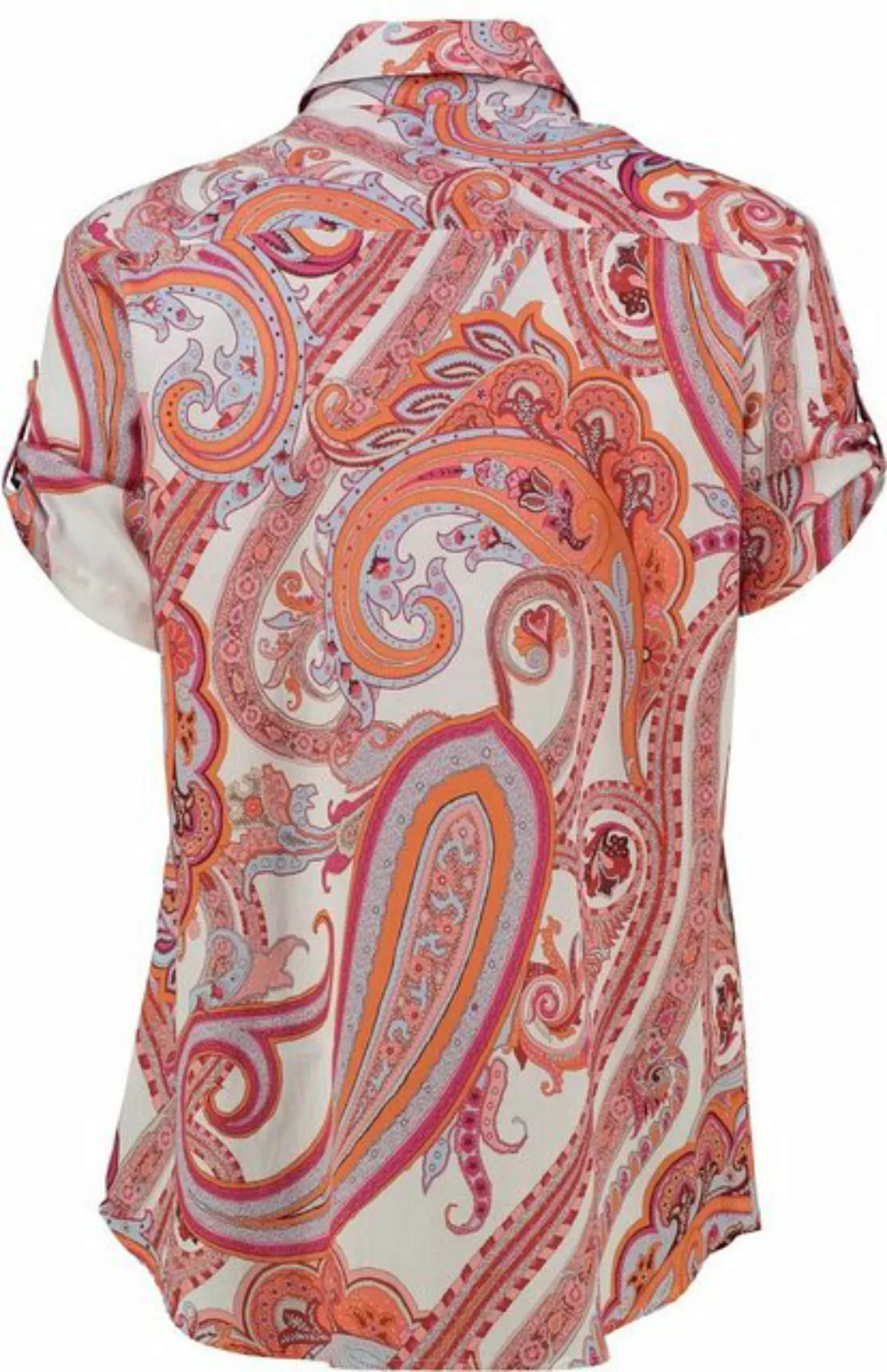 Eterna Klassische Bluse ETERNA Bluse orange paisley günstig online kaufen