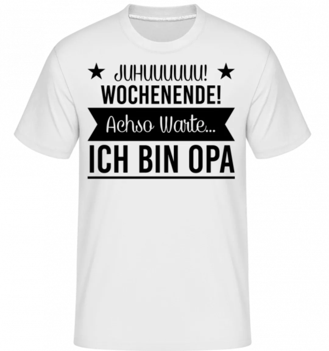Juhuuu Wochenende! · Shirtinator Männer T-Shirt günstig online kaufen