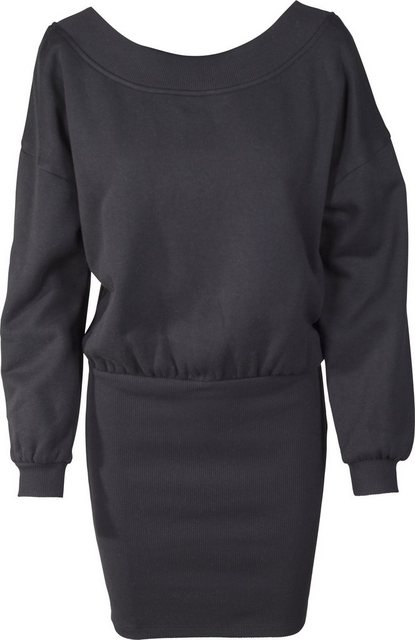 URBAN CLASSICS Jerseykleid Damen Ladies Sweat Off Shoulder Dress (1-tlg) günstig online kaufen