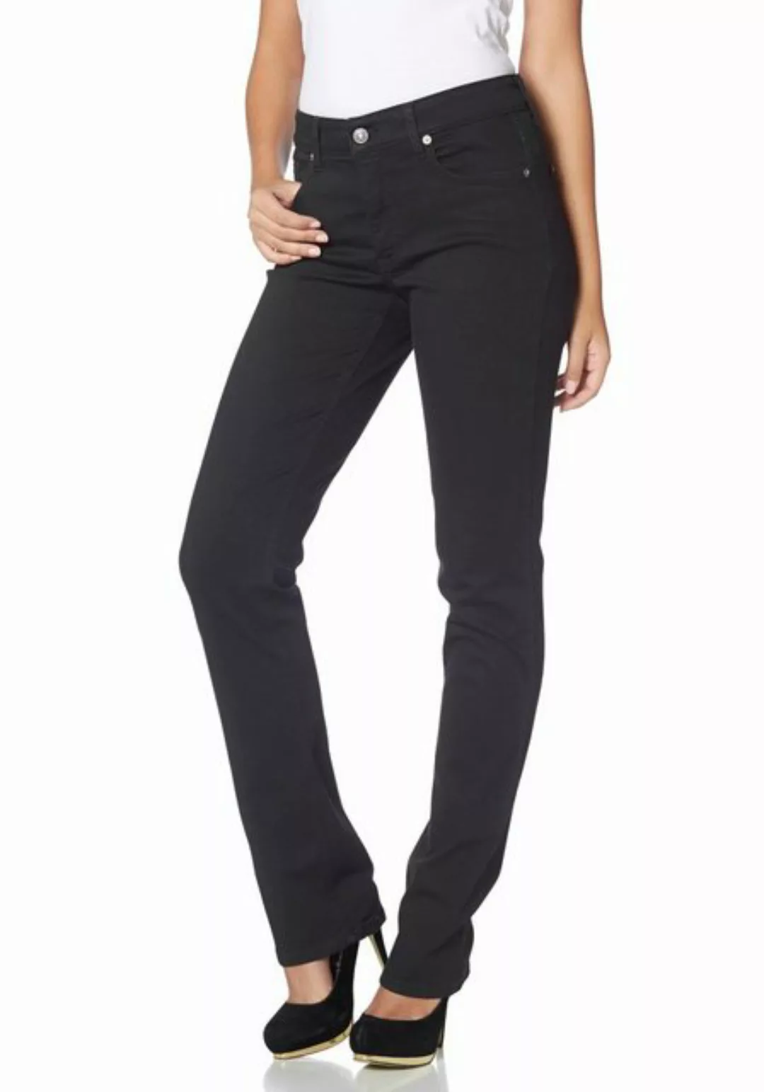 MAC Bequeme Jeans MAC Gerade geschnittene Jeans mit erhöhter Taille (1-tlg) günstig online kaufen