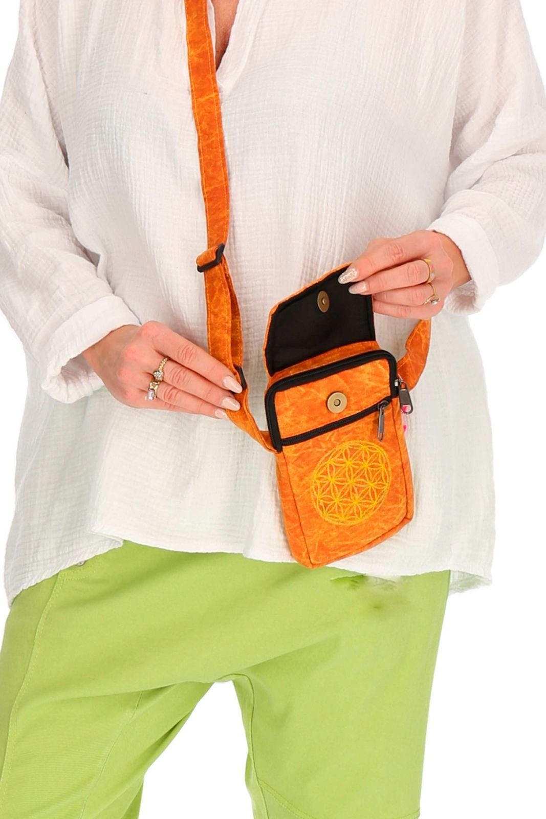 KUNST UND MAGIE Schultertasche Handytasche Brustbeutel günstig online kaufen