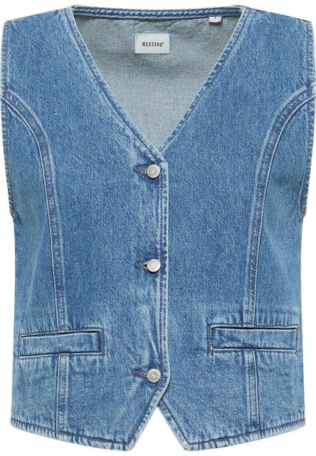 MUSTANG Outdoorjacke Damen Style Tull Denim Vest günstig online kaufen