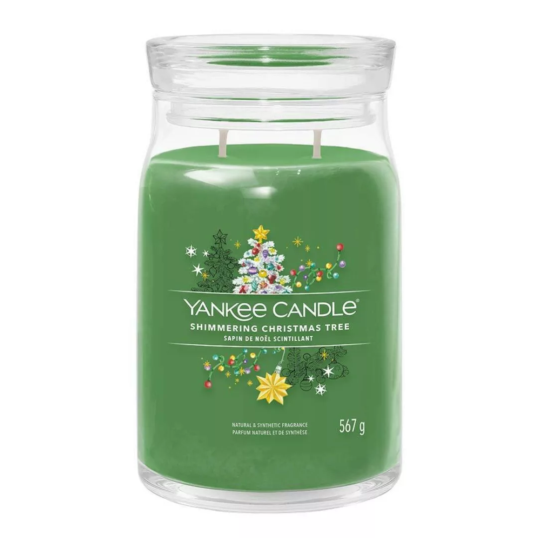 Yankee Candle Duftkerze Signature Shimmering Christmas Tree 567 g günstig online kaufen