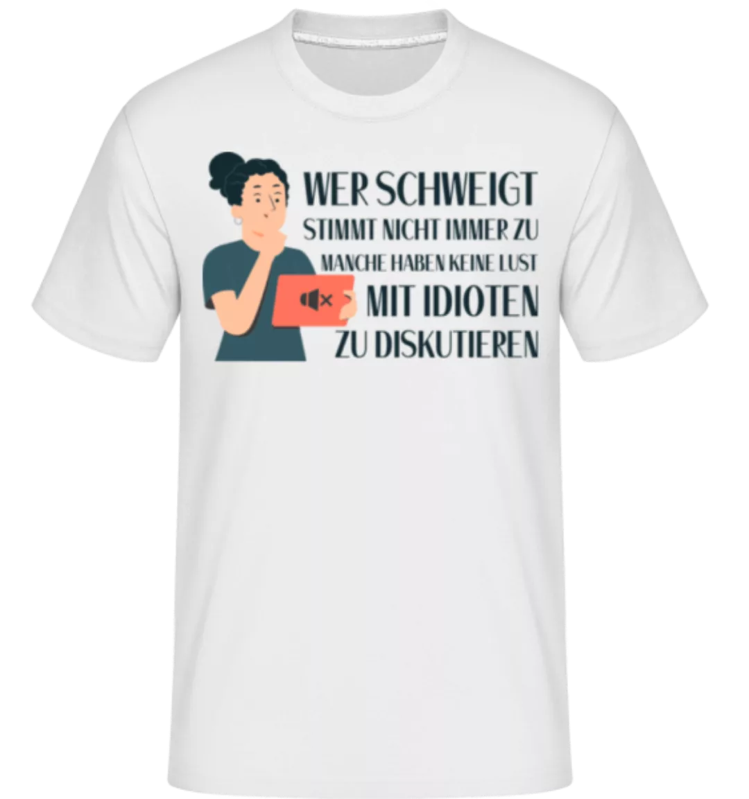 Nicht Mit Idioten Diskutieren · Shirtinator Männer T-Shirt günstig online kaufen