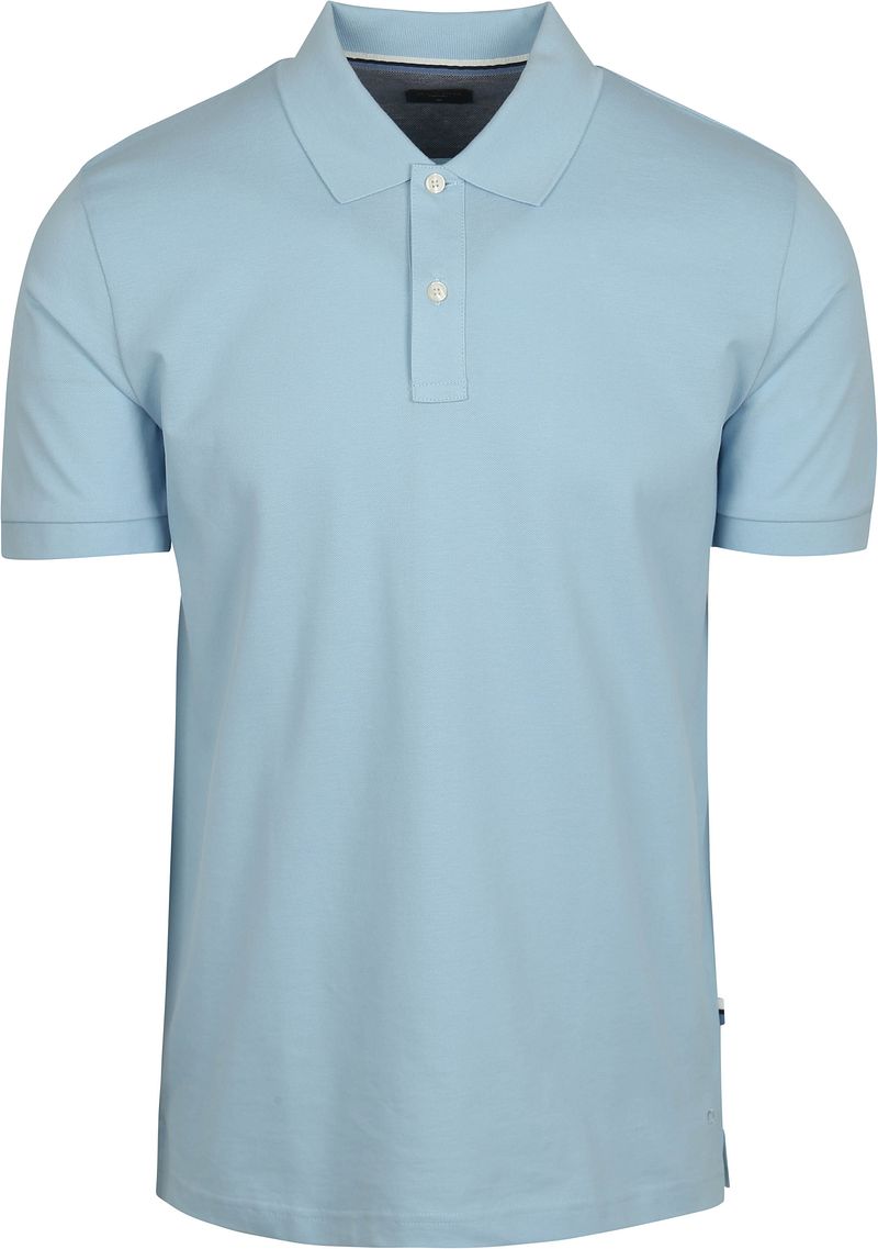 OLYMP Poloshirt Piqué Hellblau  - Größe 3XL günstig online kaufen