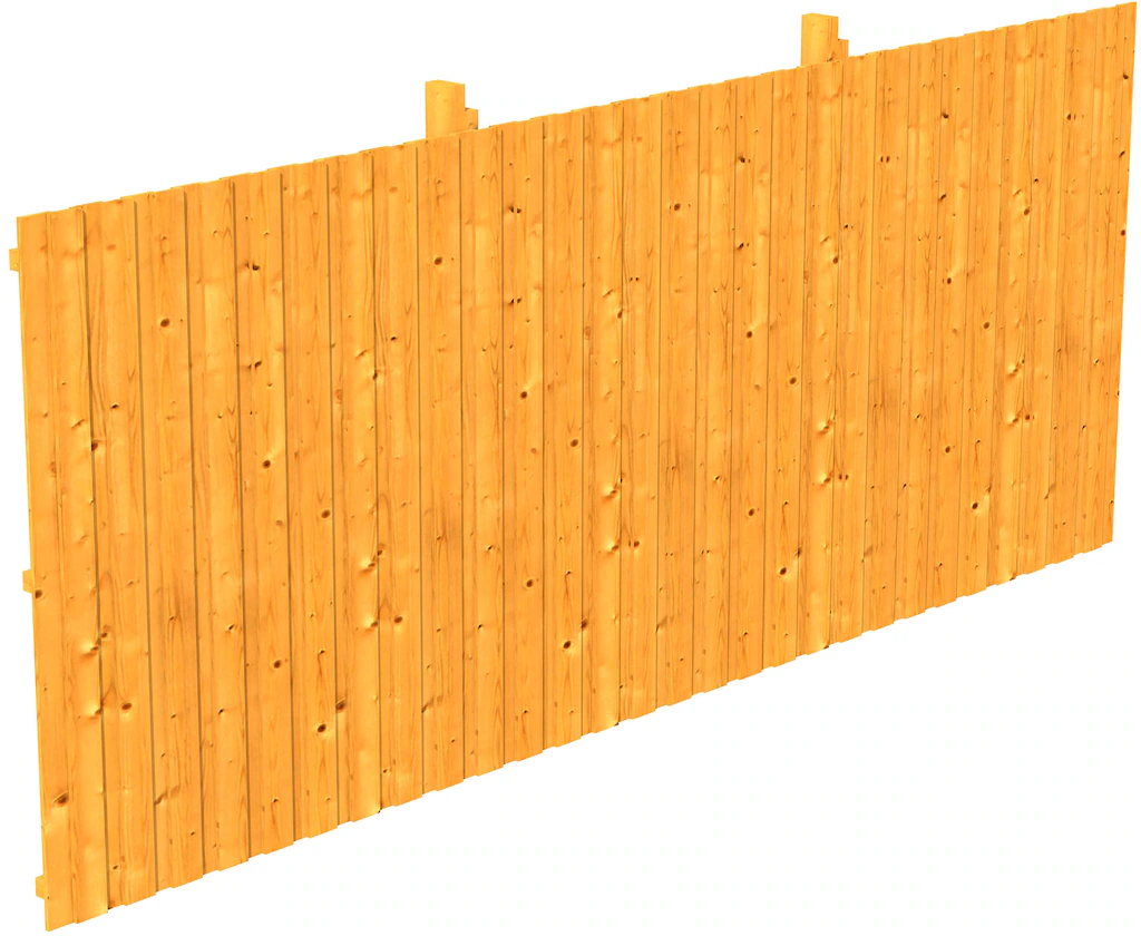 Skan Holz Rückwand Deckelschalung 550 x 220 cm Fichte Nussbaum günstig online kaufen