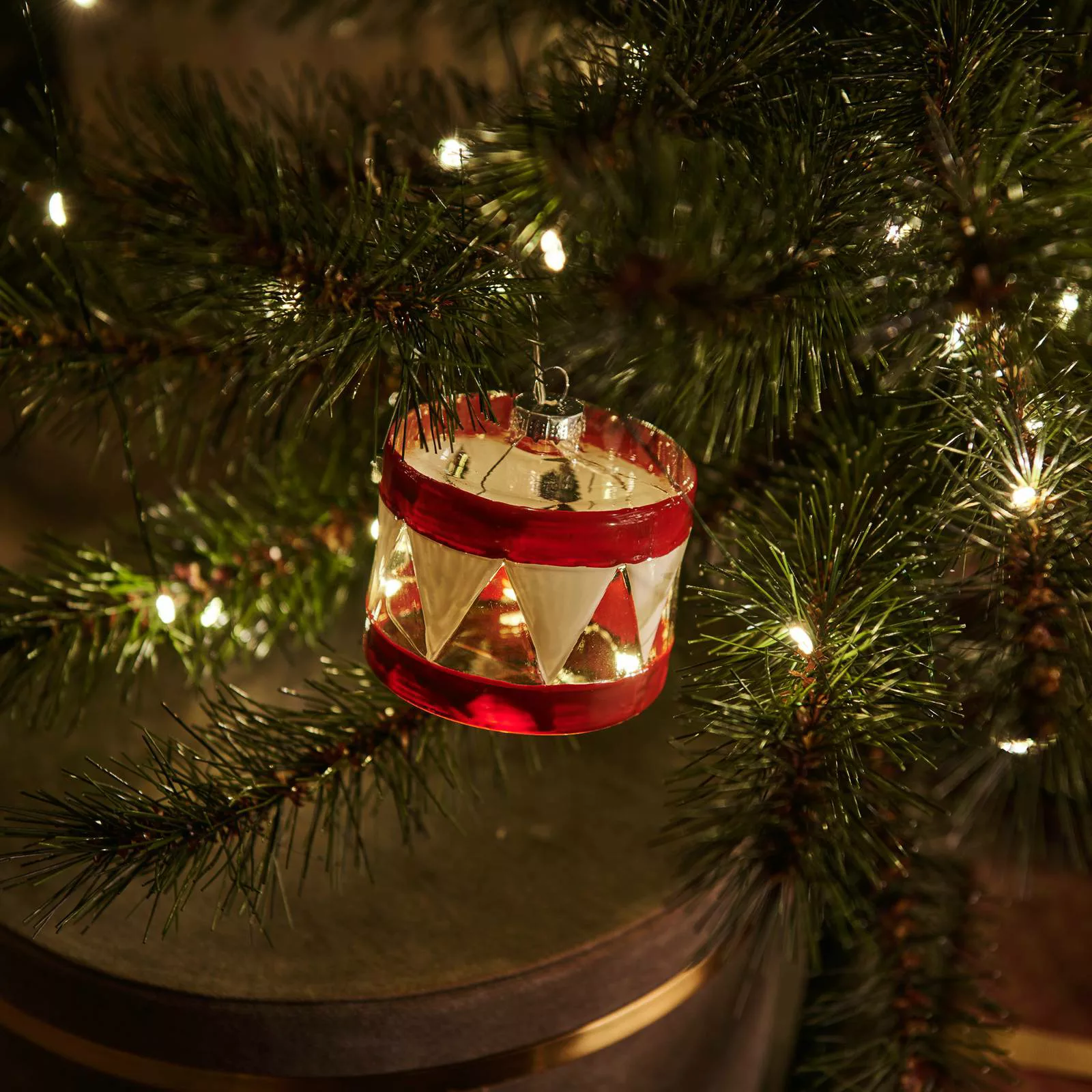 Deko-Anhänger Elly mit LED, Ø 7 cm, rot günstig online kaufen