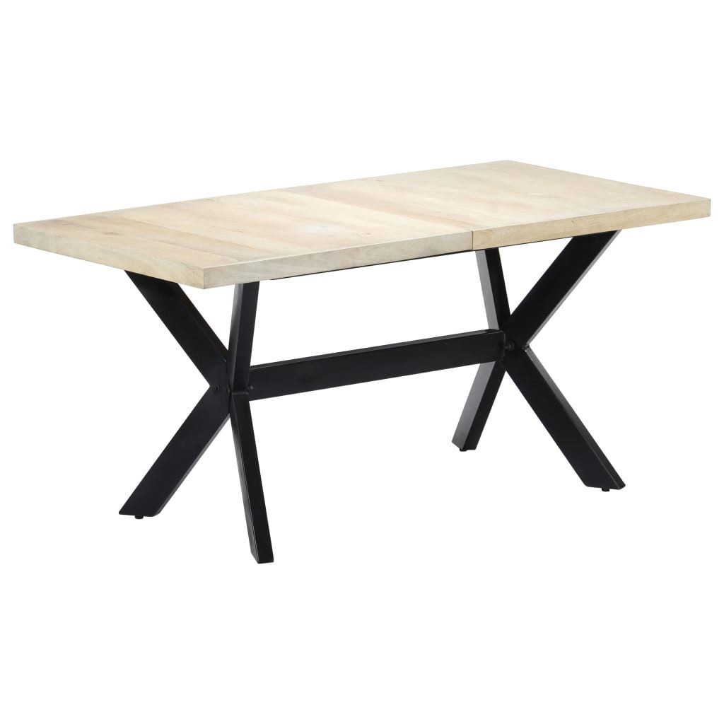 vidaXL Esstisch Esstisch Weiß 160x80x75 cm günstig online kaufen