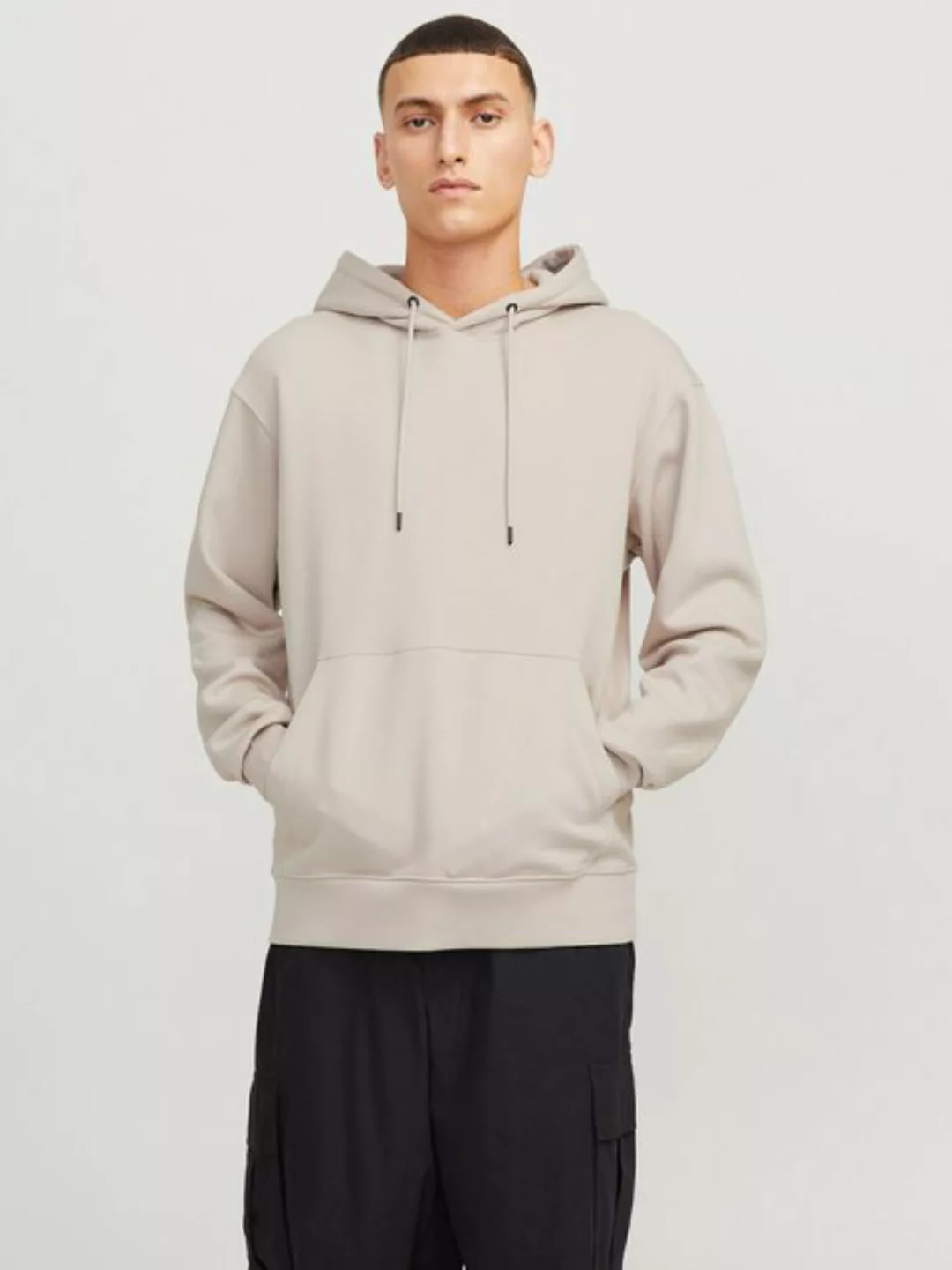 Jack & Jones Kapuzensweatshirt JJESTAR BASIC SWEAT HOOD NOOS mit Rippbündch günstig online kaufen