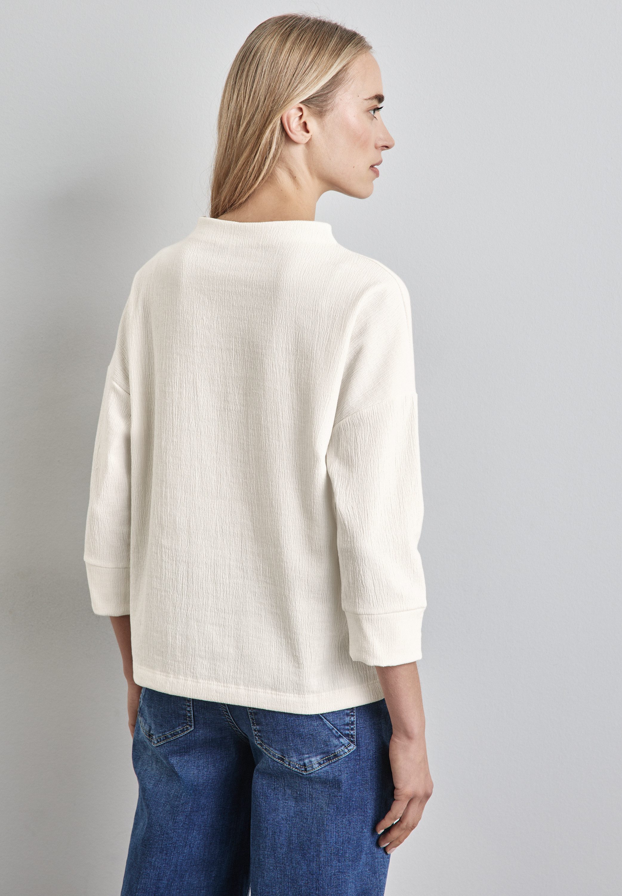 STREET ONE 3/4-Arm-Shirt, mit U-Boot-Ausschnitt günstig online kaufen