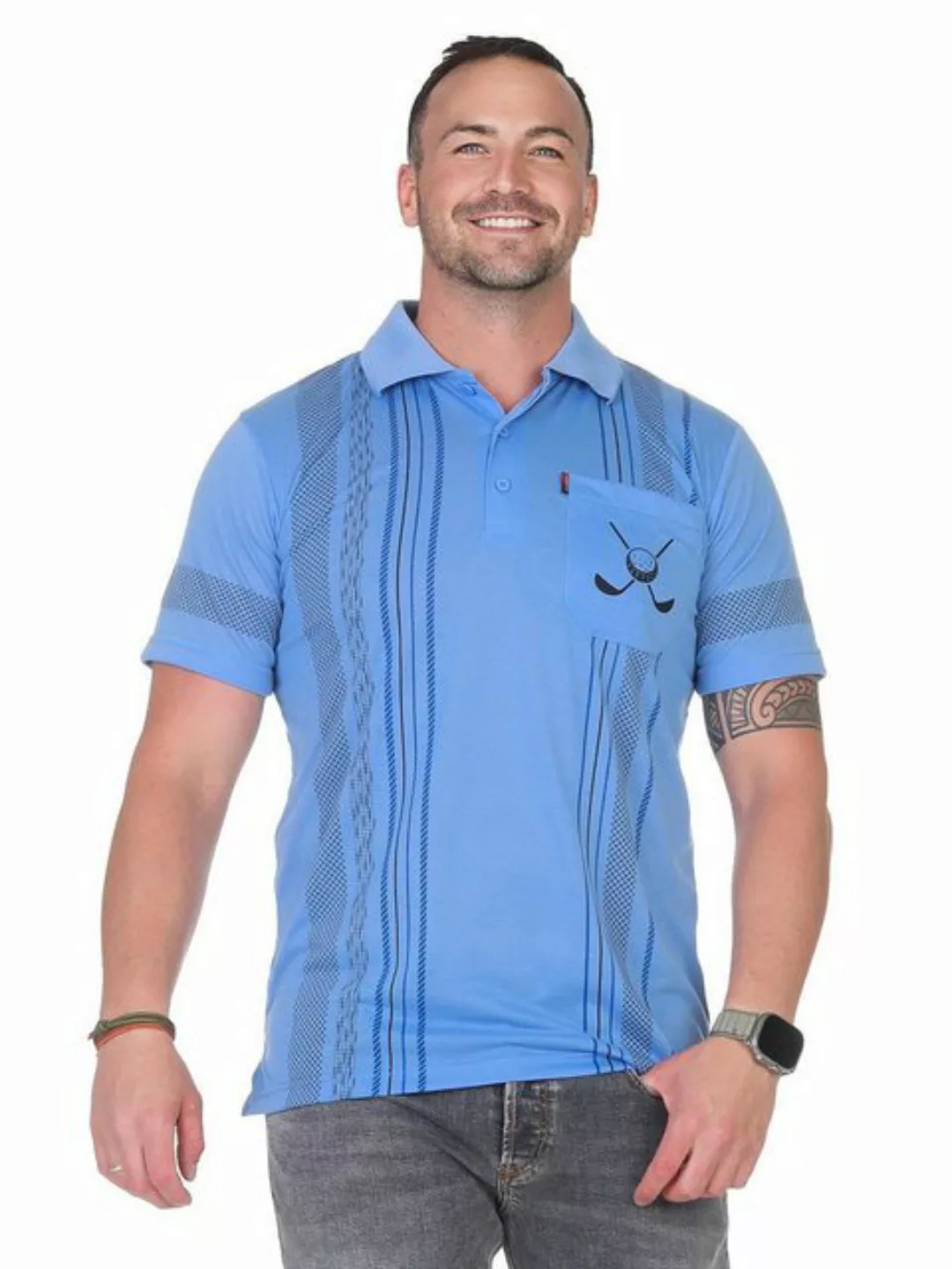 EloModa Poloshirt Herren Poloshirt Sommer Polo-Hemd Kurzarm, Gr. M L XL 2XL günstig online kaufen