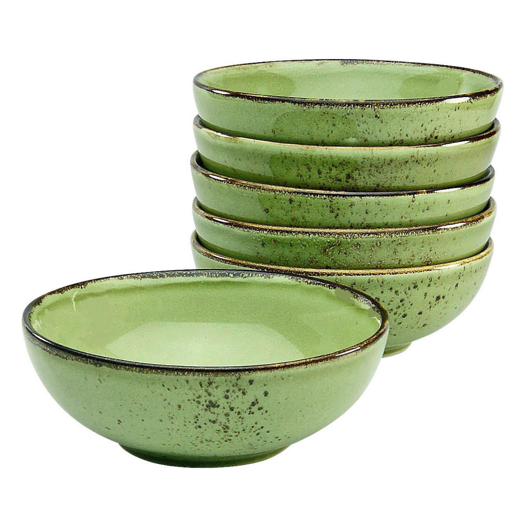 CreaTable Schalen-Set NATURE COLLECTION grün Steinzeug D: ca. 16,5 cm günstig online kaufen