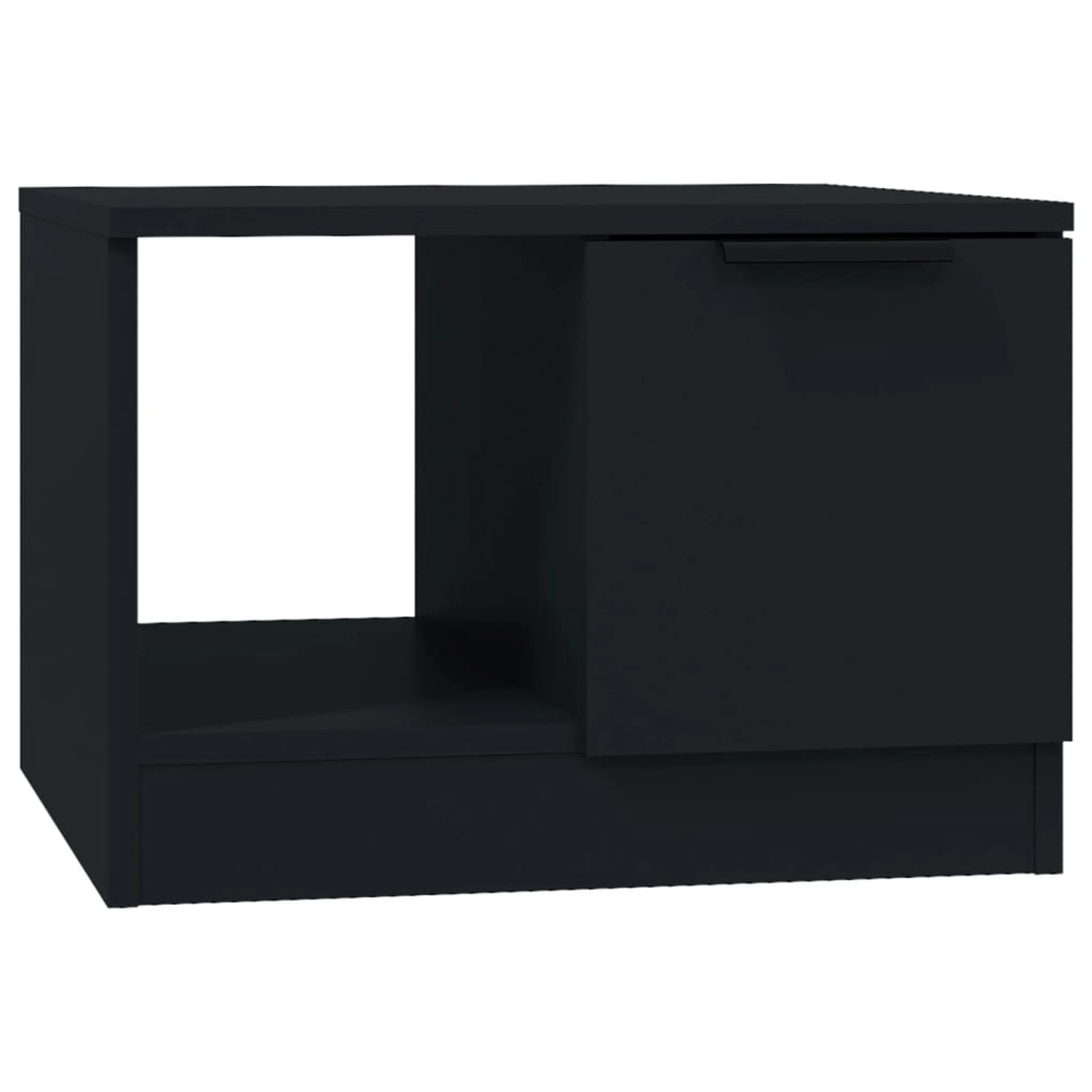 vidaXL Couchtisch Schwarz 50x50x36 cm Holzwerkstoff günstig online kaufen