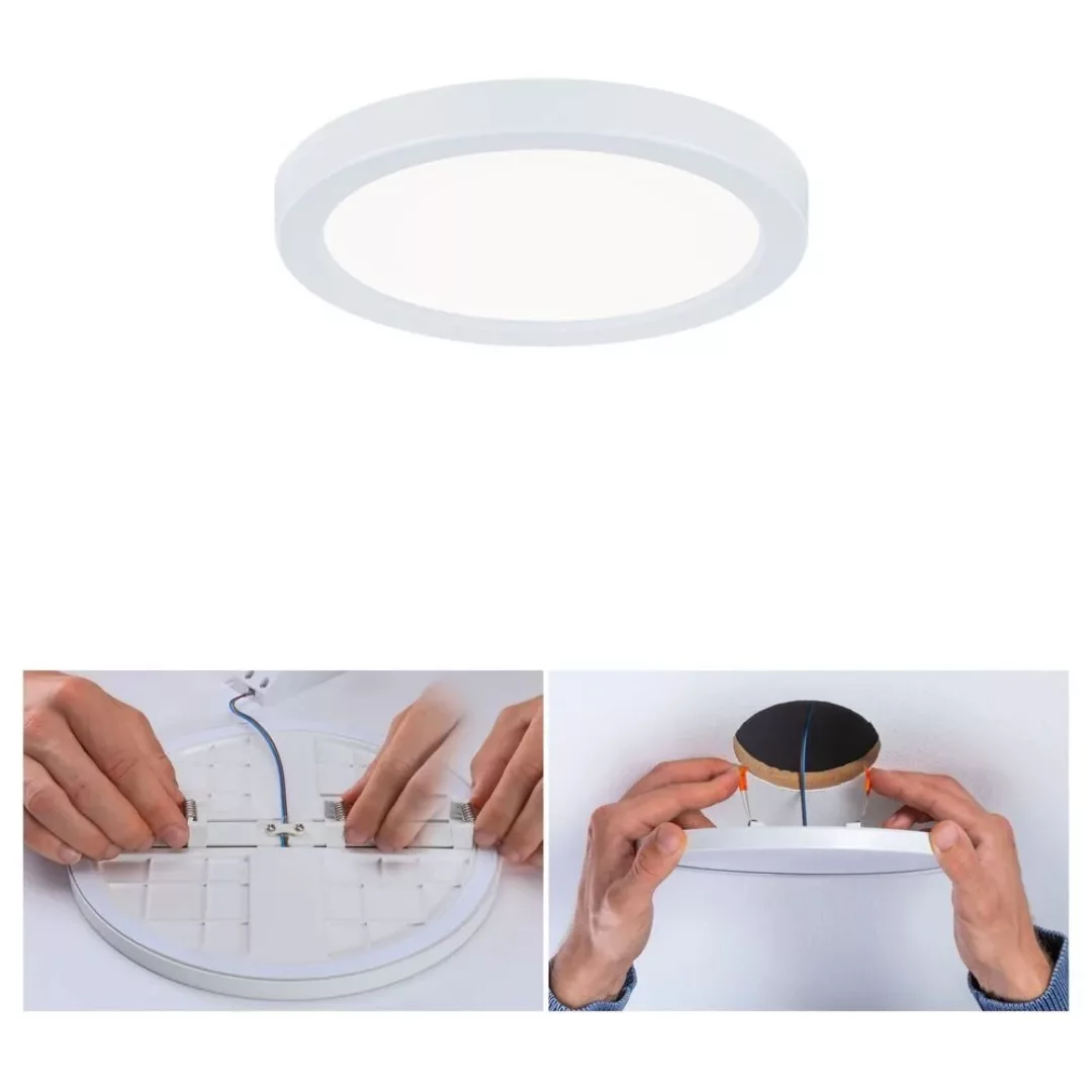 LED Deckenleuchte Areo Varifit in Weiß 6,5W 550lm IP44 neutralweiß 118mm günstig online kaufen