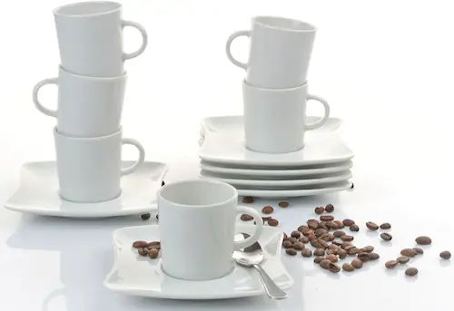 Retsch Arzberg Espressotasse »SANDY«, (Set, 12 tlg., 12teilig), Klassisches günstig online kaufen