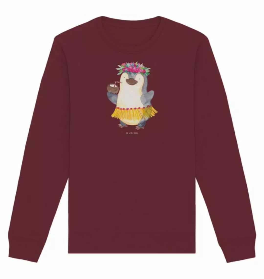 Mr. & Mrs. Panda Longpullover Größe XL Pinguin Kokosnuss - Burgundy - Gesch günstig online kaufen