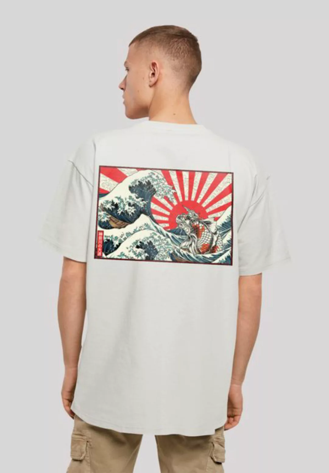 F4NT4STIC T-Shirt Kanagawa Welle Japan Print günstig online kaufen