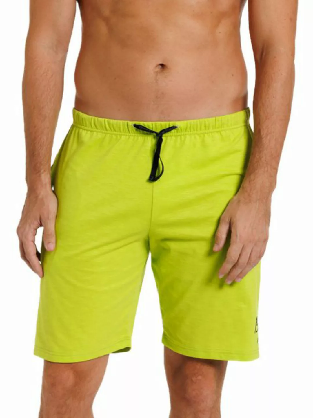 HAASIS Bodywear 1919 Loungehose Herren Bermuda Slub Single Jersey (Stück, 1 günstig online kaufen