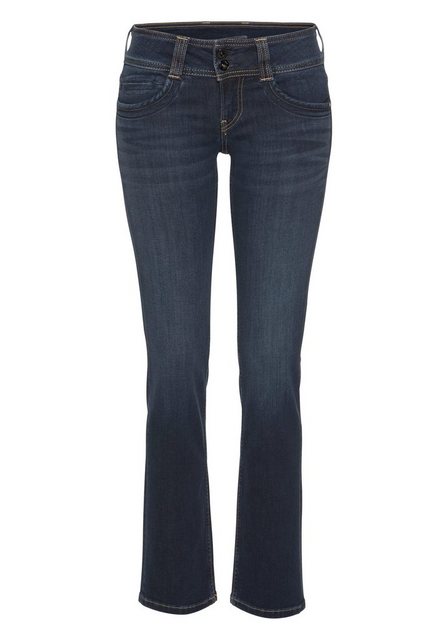 Pepe Jeans Damen Jeans Gen - Regular Fit - Blau - Royal Dark günstig online kaufen