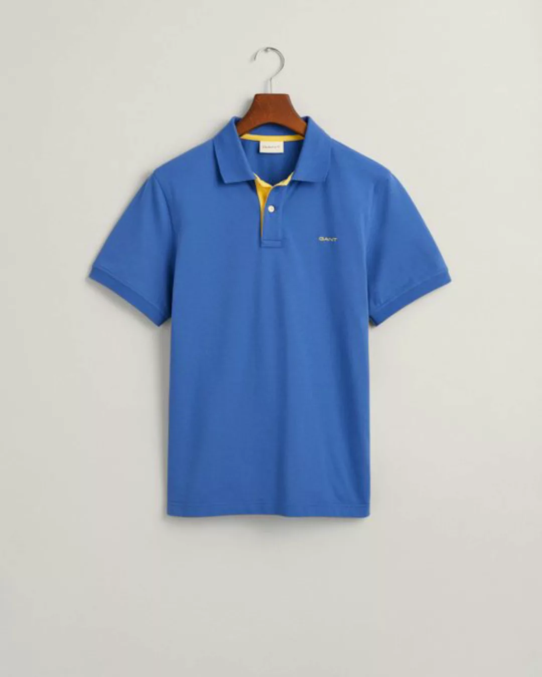 Gant T-Shirt REG CONTRAST PIQUE SS POLO, BURNT ORANGE günstig online kaufen