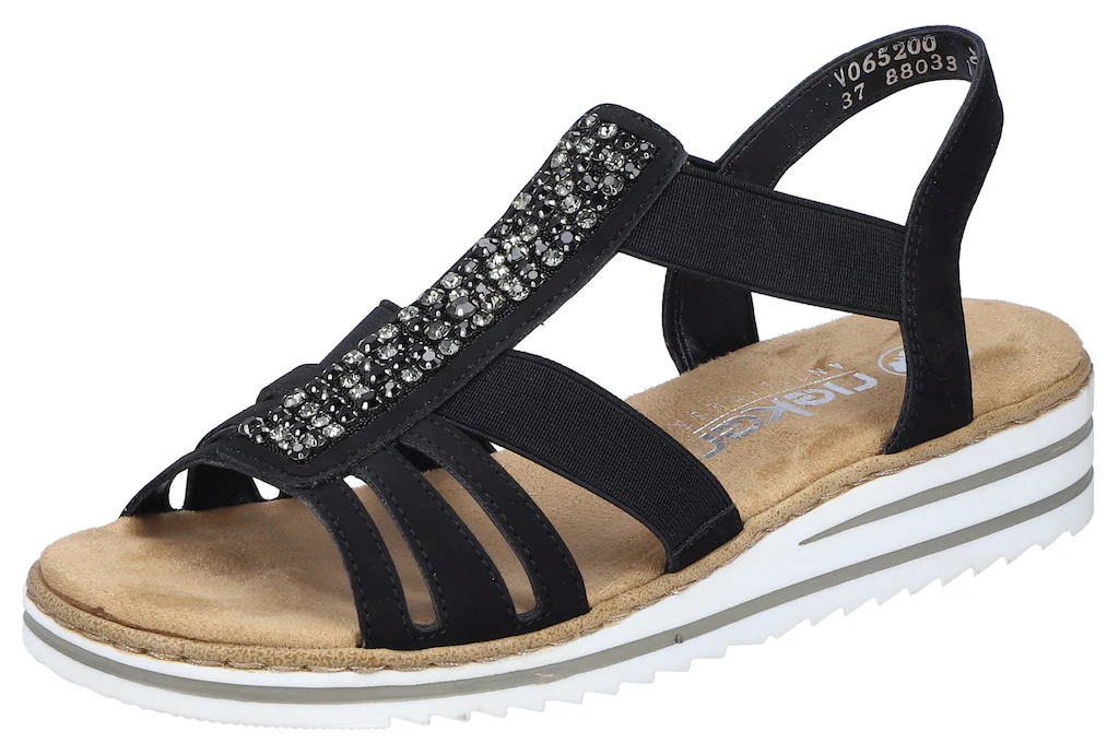 Rieker Keilsandalette, Sommerschuh, Sandale, Keilabsatz, mit günstig online kaufen