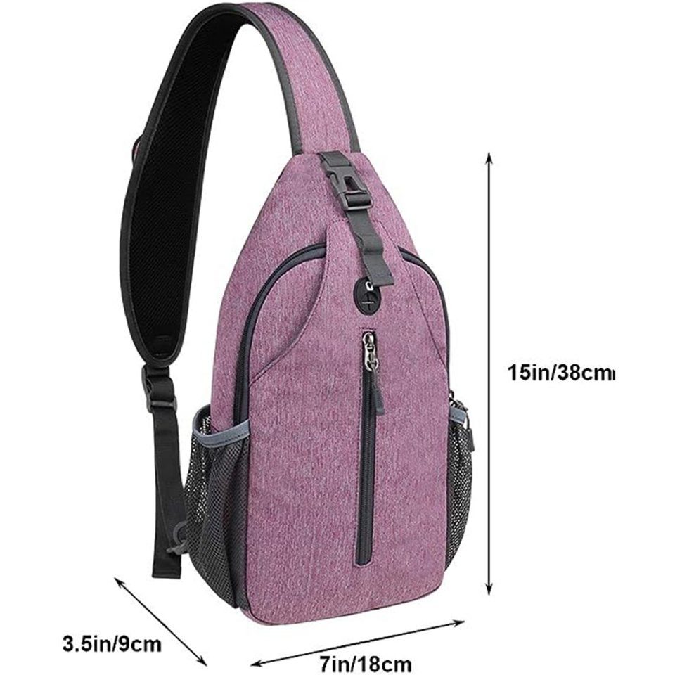 REDOM Schultertasche Brusttasche Sling Schulter Rucksack günstig online kaufen