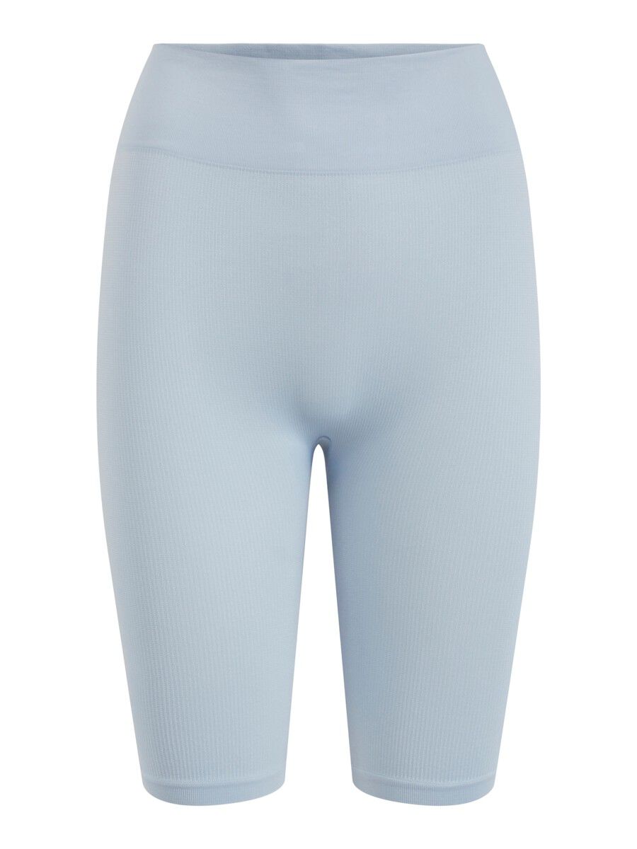 VILA High Waist Radlerhose Damen Blau günstig online kaufen