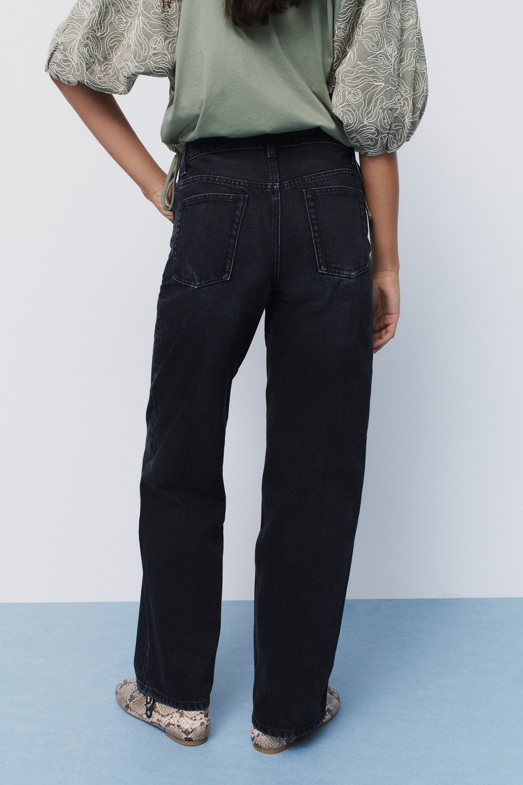 Next Weite Jeans Weite Baggy-Jeans aus günstig online kaufen