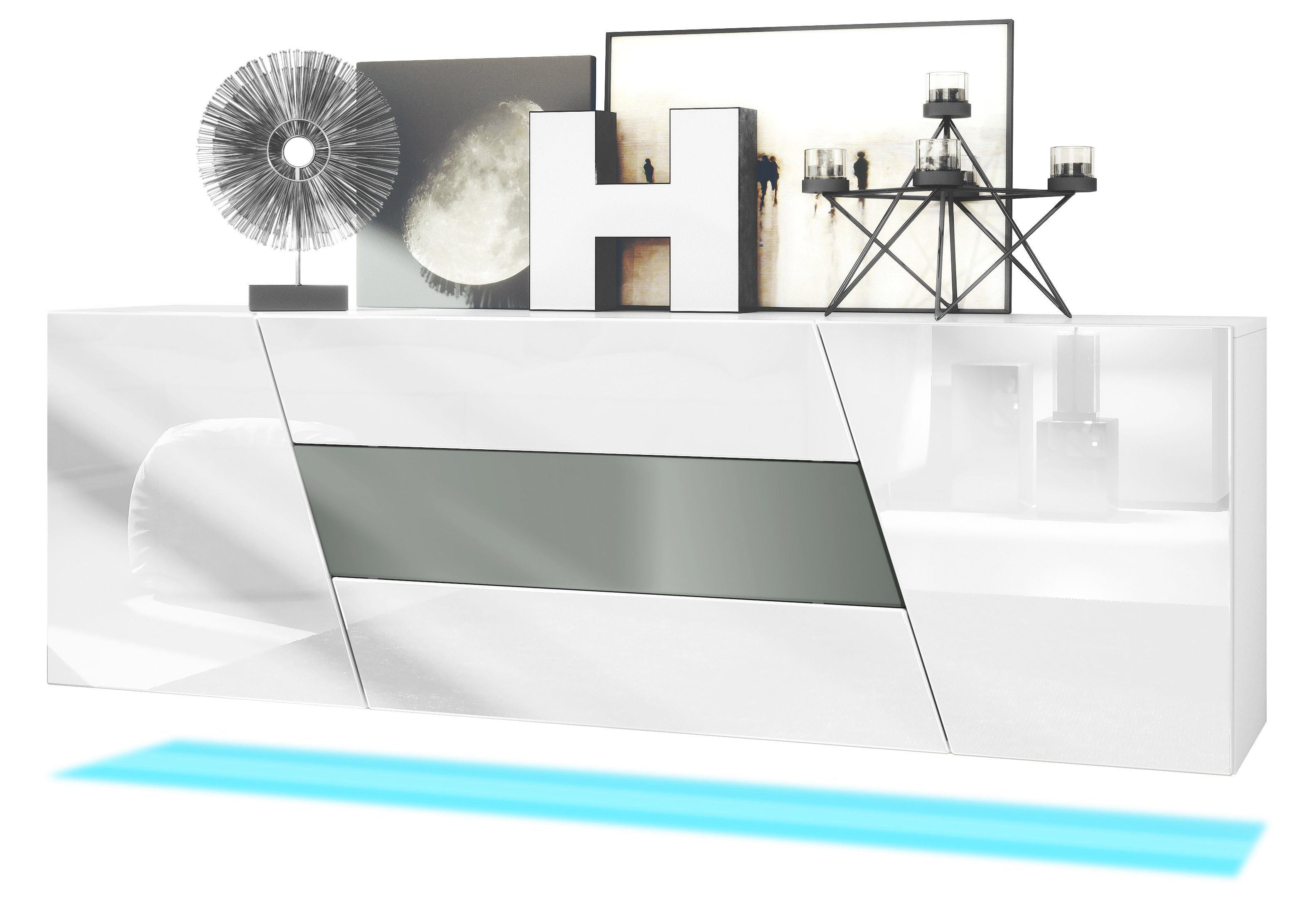 Vladon Sideboard Houston (hängende Kommode, mit günstig online kaufen