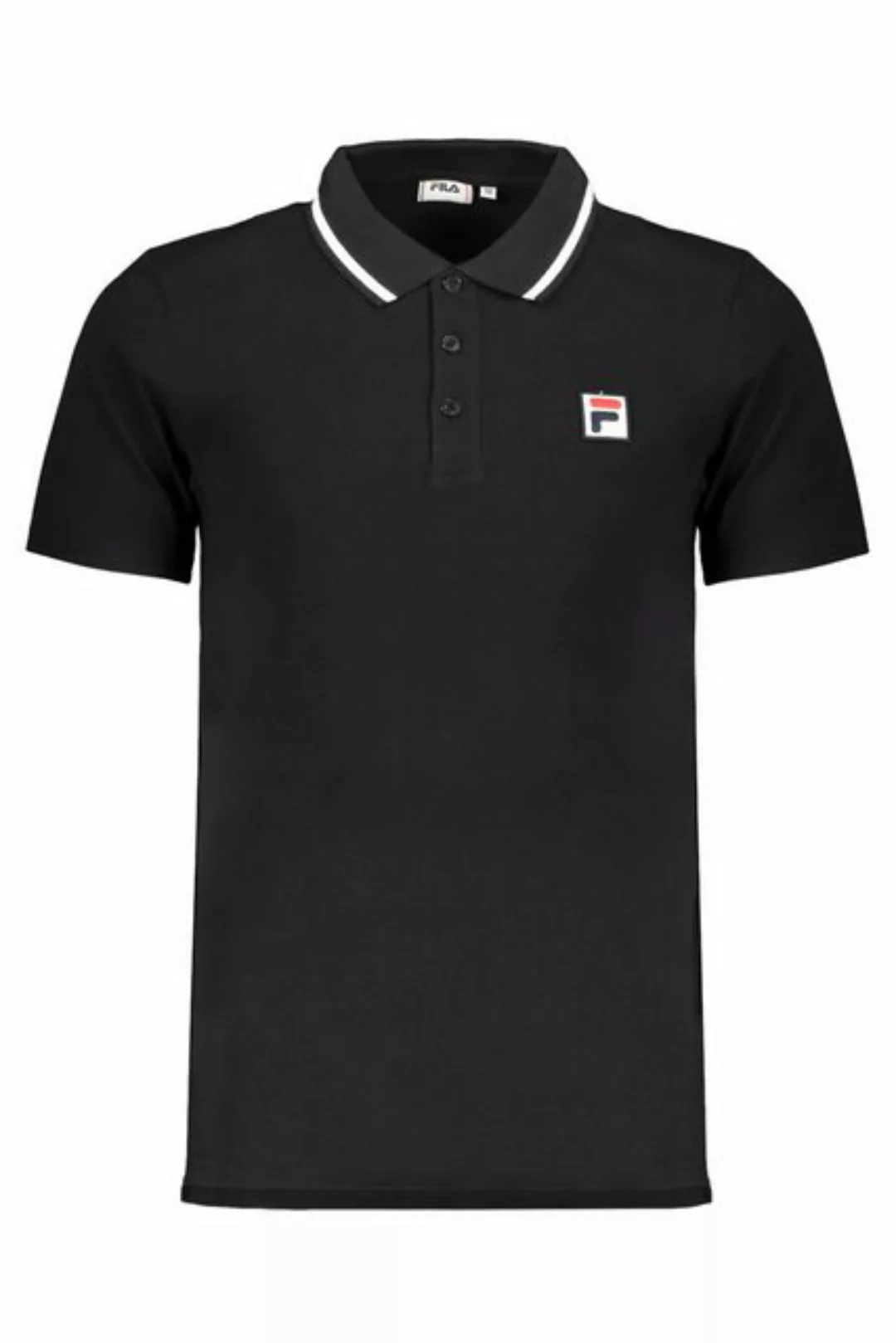 Fila Poloshirt Stilvolles Herren-Poloshirt Schwarz mit günstig online kaufen