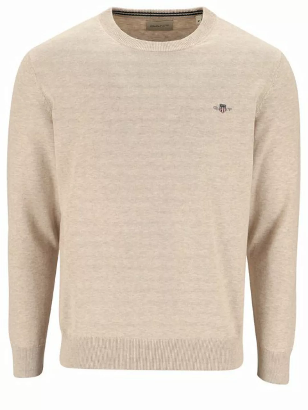 Gant Rundhalspullover CLASSIC COTTON C-NECK Premium Strickpullver aus weich günstig online kaufen