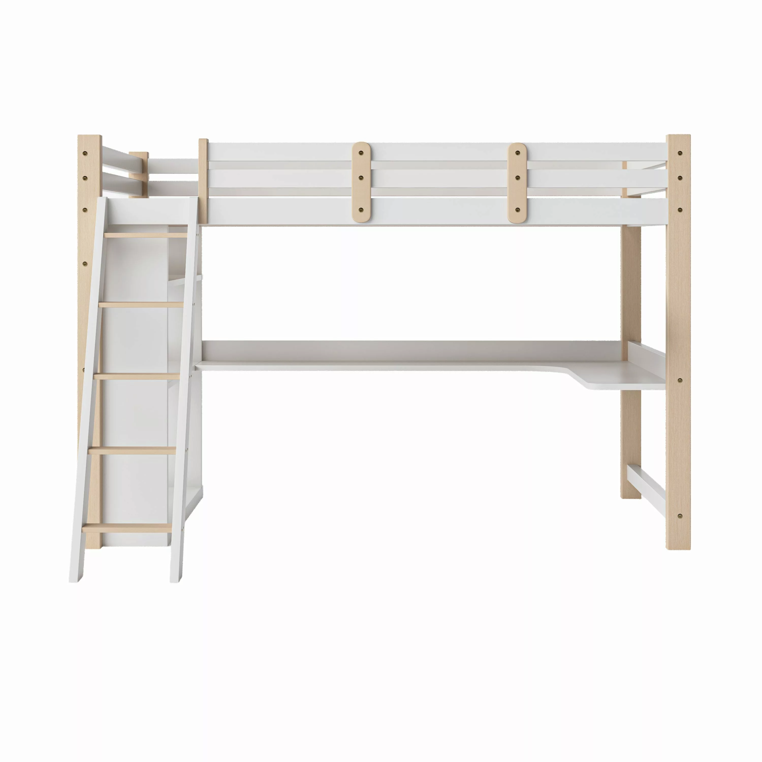 LVHOM Hochbett 90x200cm Komplettbett Kinderbetten mit günstig online kaufen