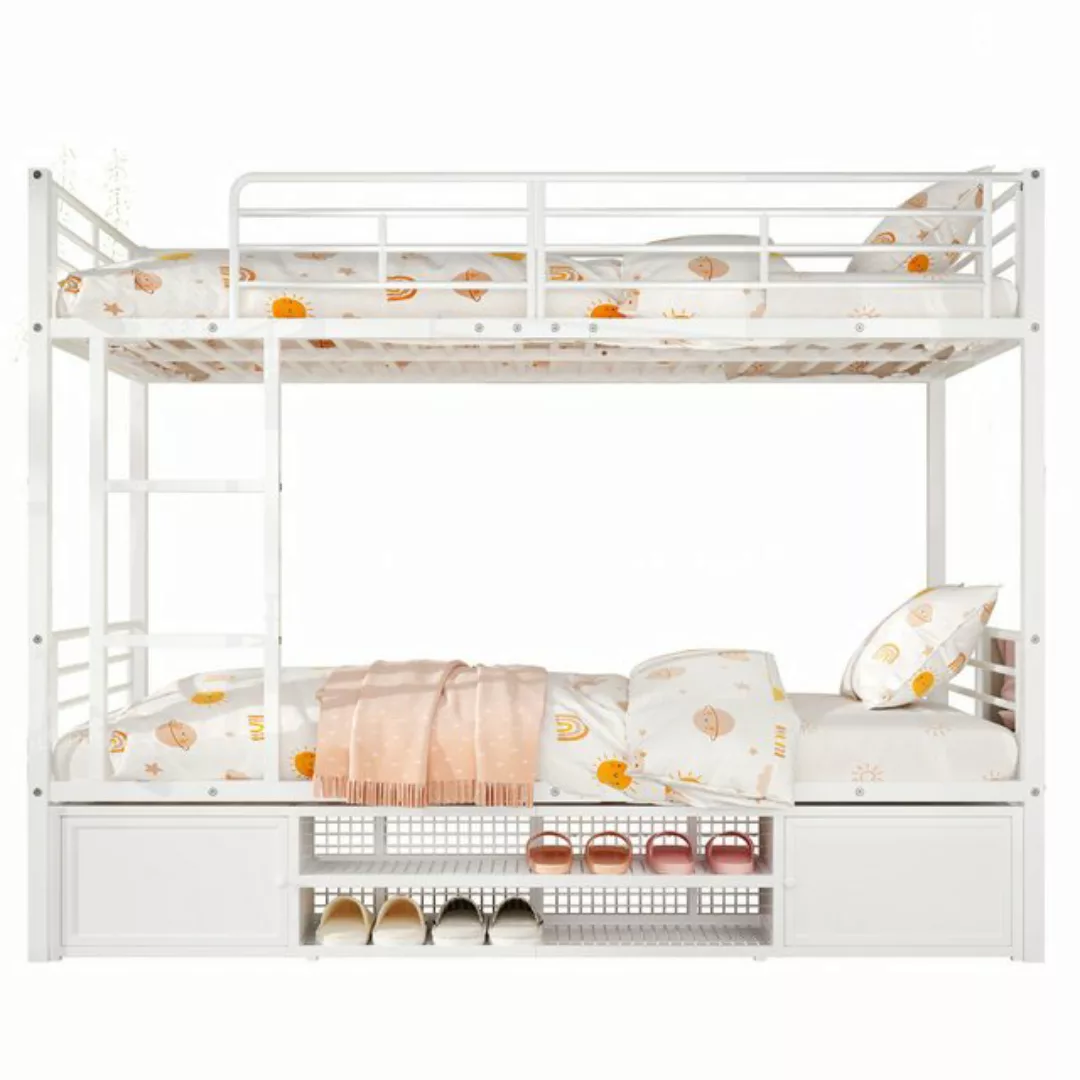 REDOM Etagenbett Metallbett Kinderbett MetallbettEisenrahmenbett mit Dach u günstig online kaufen