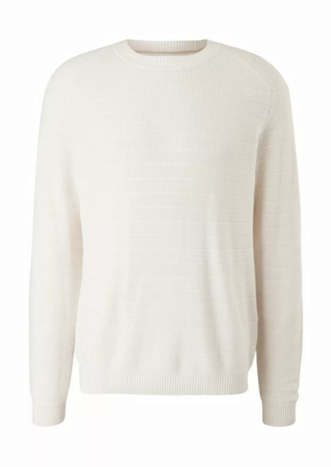 s.Oliver Strickpullover Pullover Raglanpulli mit Rundhals-Ausschnitt und günstig online kaufen