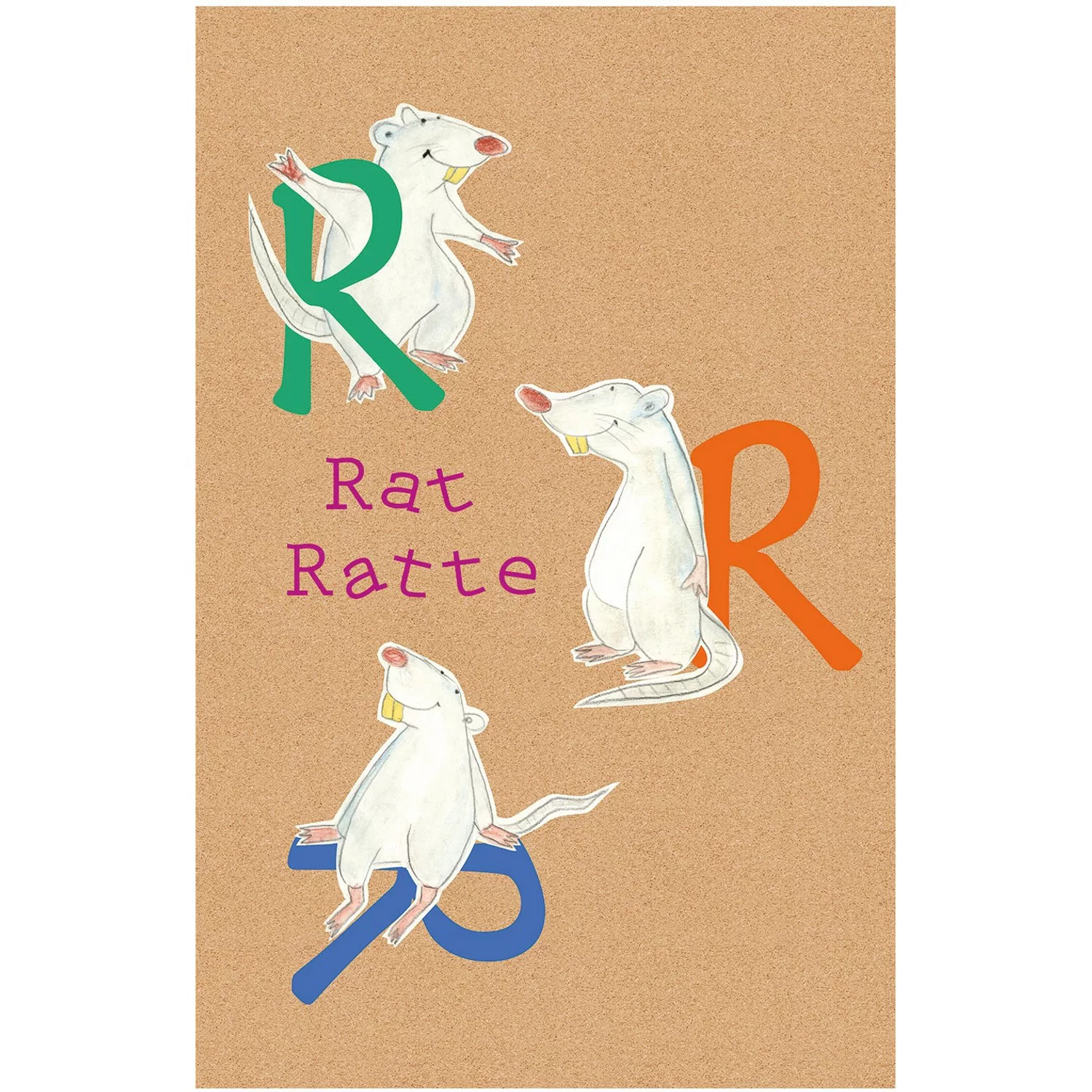 Komar Poster »ABC Animal R«, Buchstaben, (1 St.) günstig online kaufen