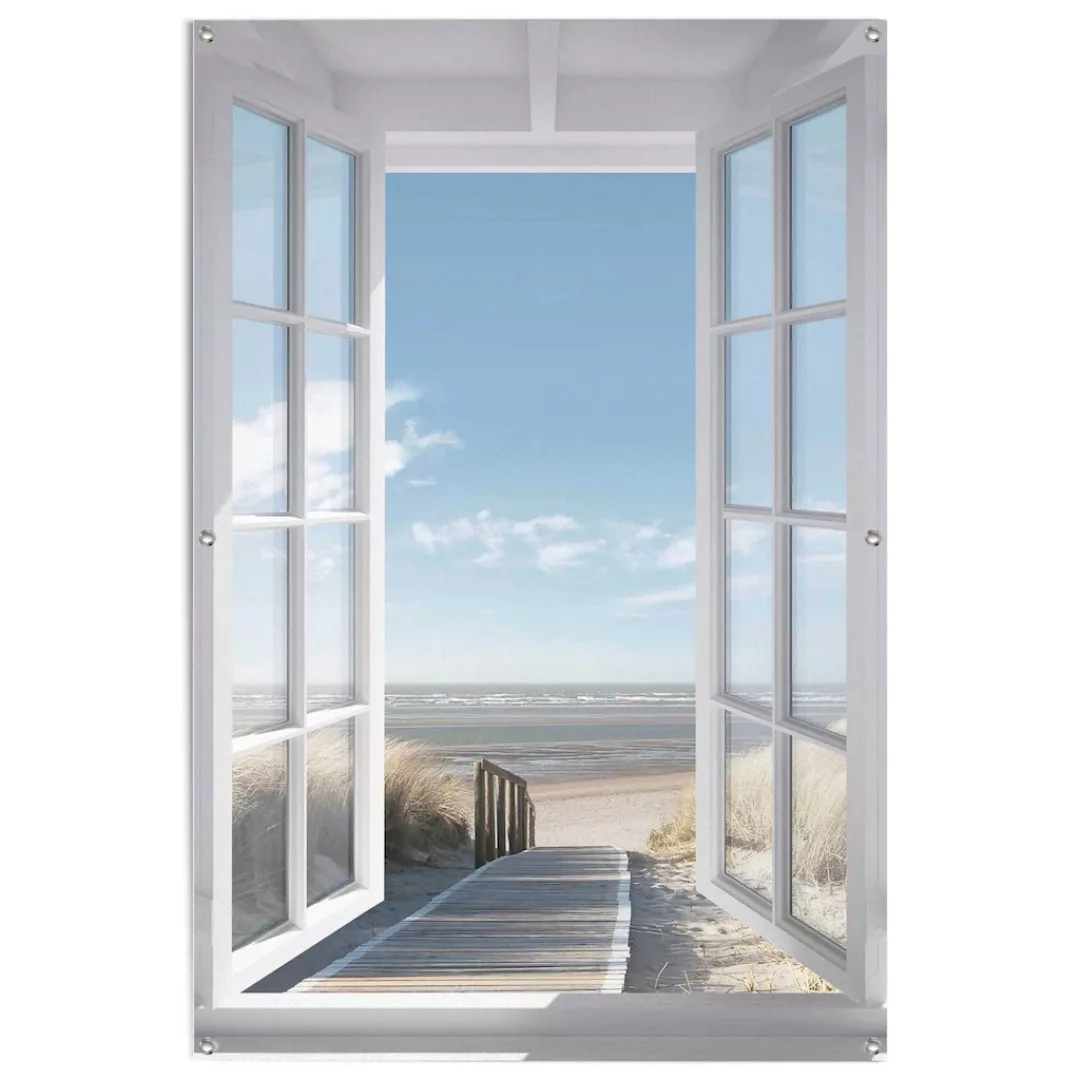 Reinders! Poster »Fenster zur Nordsee«, Outdoor für Garten oder Balkon günstig online kaufen