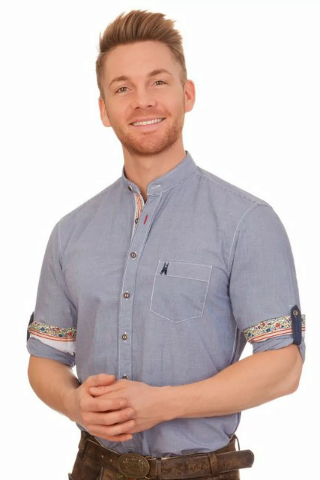 MarJo Trachtenhemd Trachtenhemd - FAIT - blau günstig online kaufen