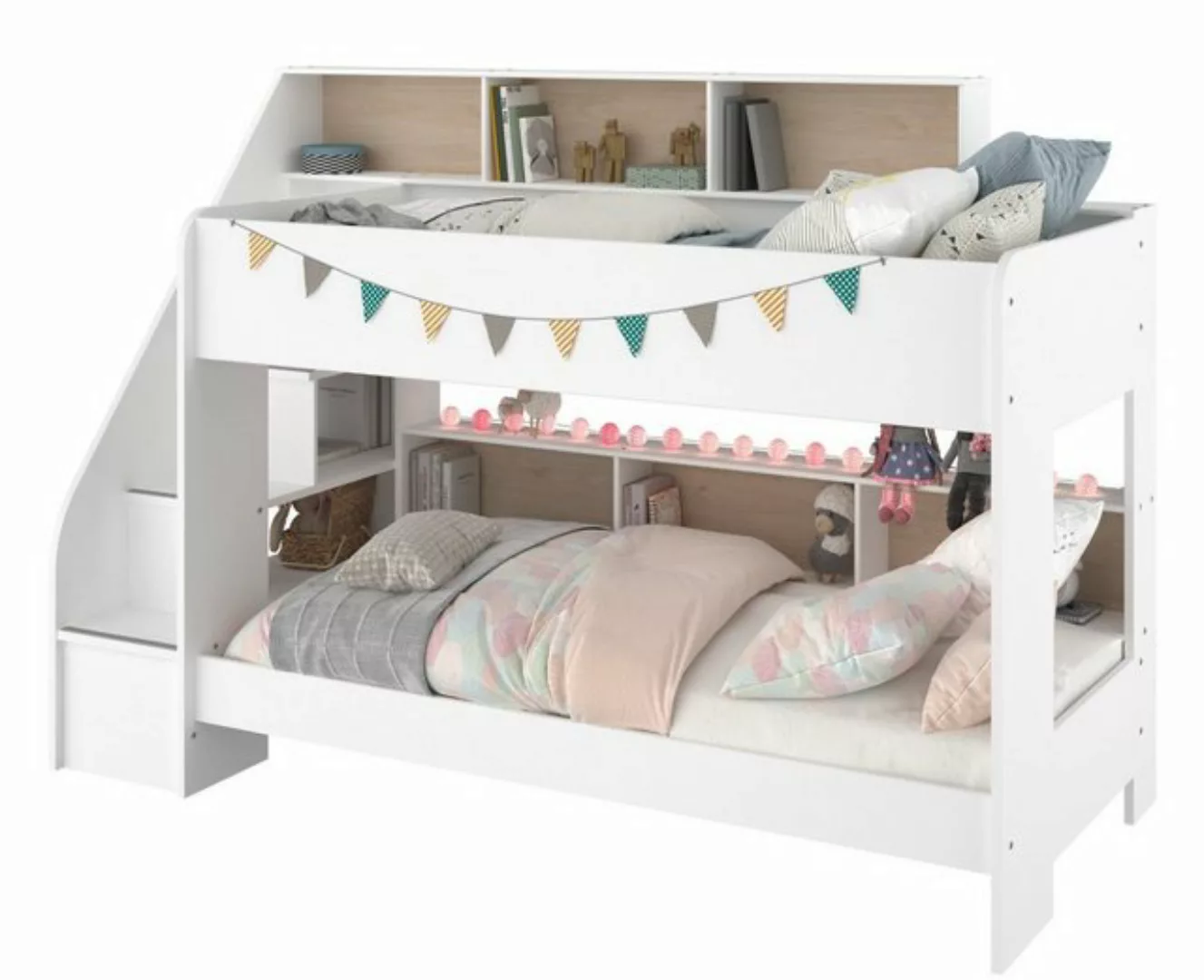 Parisot Etagenbett Bibop (Hochbett 90x200 cm), mit 2. Liegefläche und viel günstig online kaufen