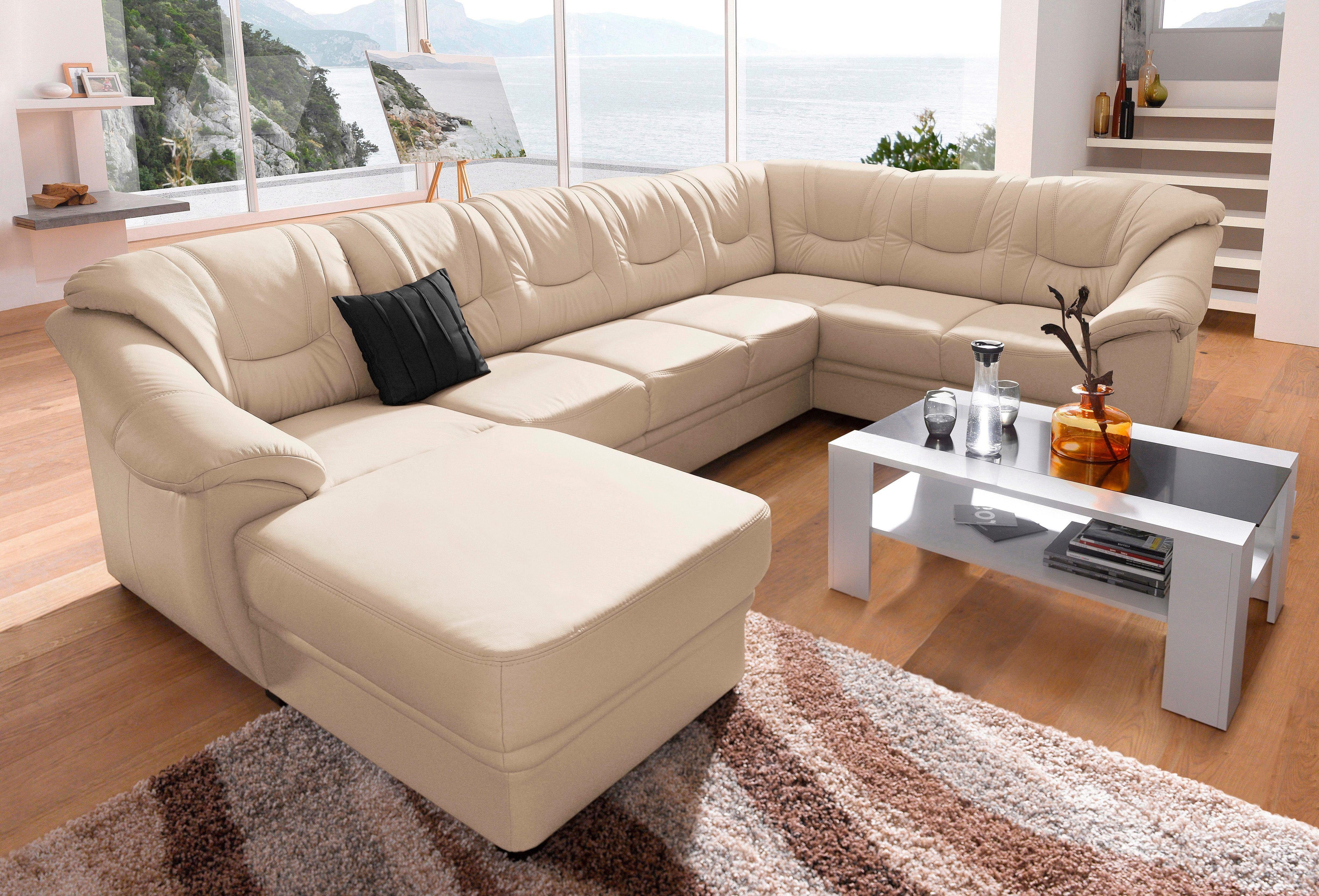 sit&more Wohnlandschaft "Savona U-Form", wahlweise mit Bettfunktion, inklus günstig online kaufen